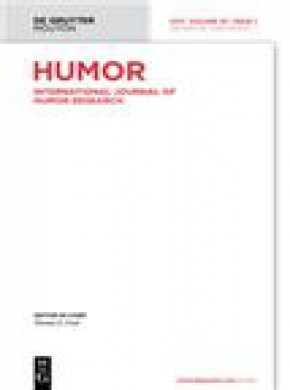 Humor-international Journal Of Humor Research杂志