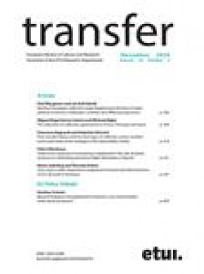 Transfer-european Review Of Labour And Research杂志