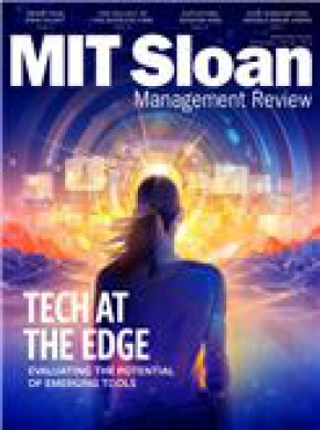 Mit Sloan Management Review杂志