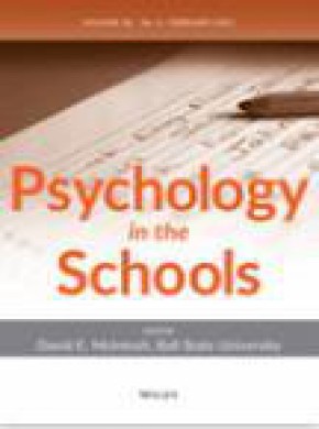 Psychology In The Schools杂志