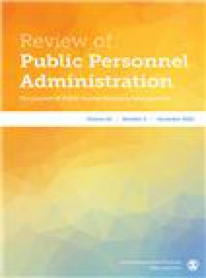 Review Of Public Personnel Administration杂志