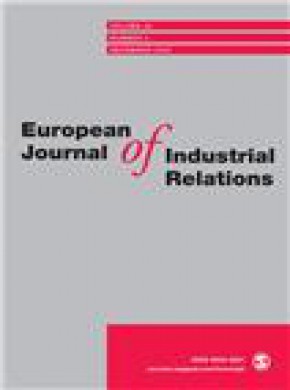 European Journal Of Industrial Relations杂志