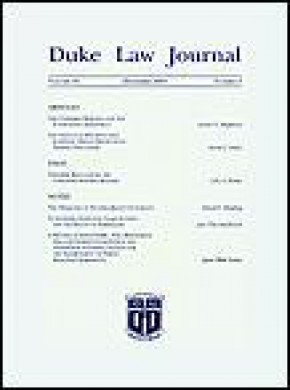 Duke Law Journal杂志