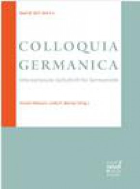 Colloquia Germanica杂志