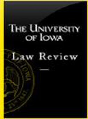 Iowa Law Review杂志