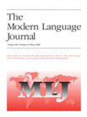 Modern Language Journal杂志