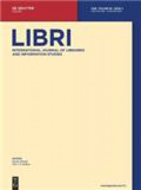 Libri-international Journal Of Libraries And Information Studies杂志