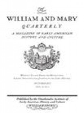 William And Mary Quarterly杂志