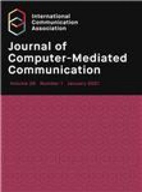 Journal Of Computer-mediated Communication杂志