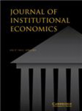 Journal Of Institutional Economics杂志