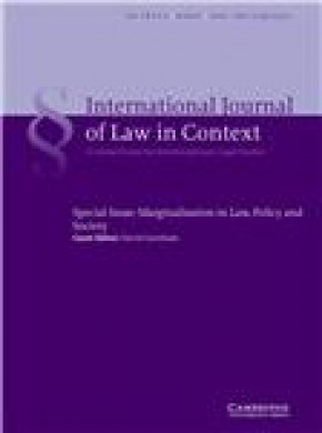 International Journal Of Law In Context杂志