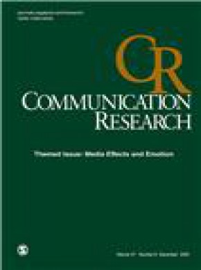 Communication Research杂志