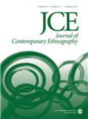 Journal Of Contemporary Ethnography杂志