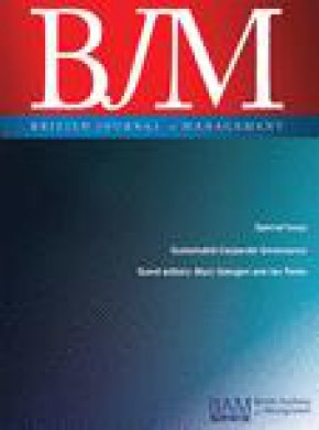 British Journal Of Management杂志