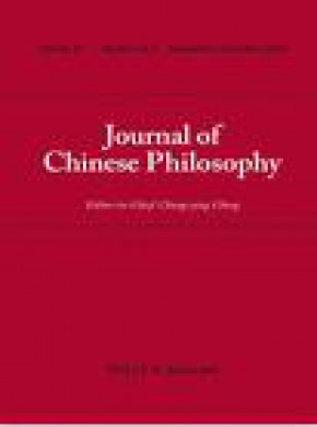 Journal Of Chinese Philosophy杂志