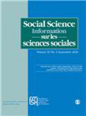 Social Science Information Sur Les Sciences Sociales杂志