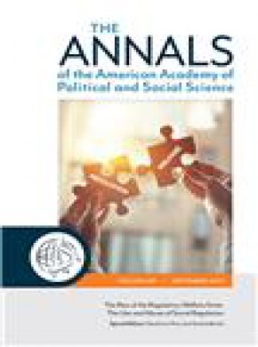 Annals Of The American Academy Of Political And Social Science杂志