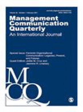 Management Communication Quarterly杂志