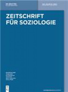 Zeitschrift Fur Soziologie杂志