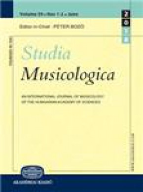 Studia Musicologica杂志