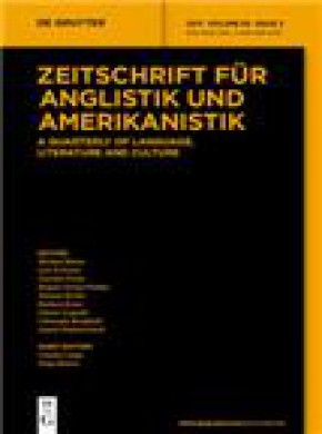 Zeitschrift Fur Anglistik Und Amerikanistik杂志