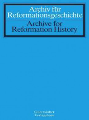 Archiv Fur Reformationsgeschichte-archive For Reformation History杂志