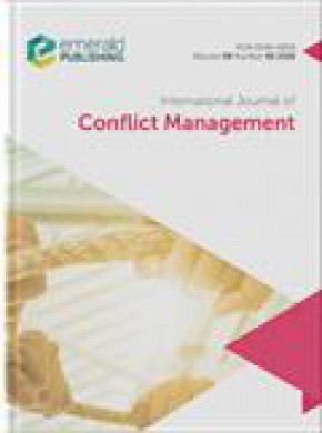 International Journal Of Conflict Management杂志