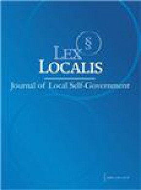 Lex Localis-journal Of Local Self-government杂志