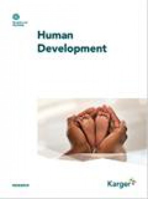 Human Development杂志