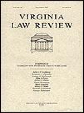 Virginia Law Review杂志