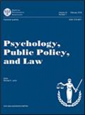 Psychology Public Policy And Law杂志