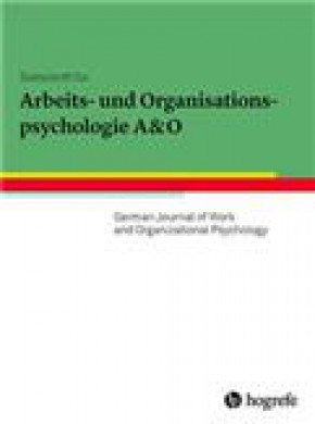 Zeitschrift Fur Arbeits-und Organisationspsychologie杂志