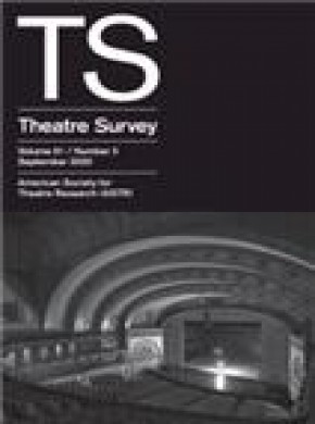 Theatre Survey杂志