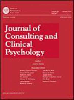 Journal Of Consulting And Clinical Psychology杂志