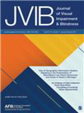 Journal Of Visual Impairment & Blindness杂志