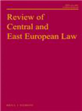 Review Of Central And East European Law杂志