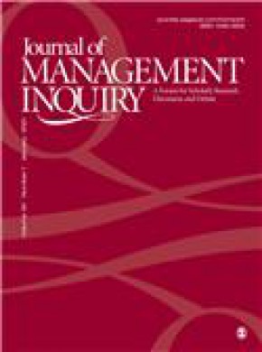 Journal Of Management Inquiry杂志