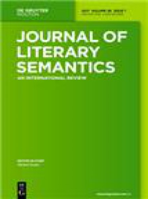 Journal Of Literary Semantics杂志