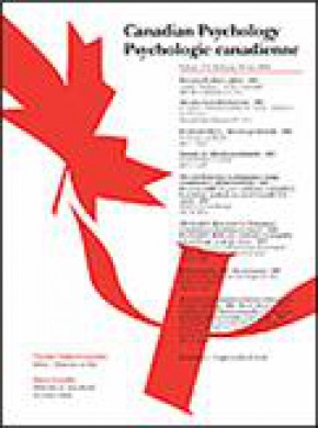 Canadian Psychology-psychologie Canadienne杂志