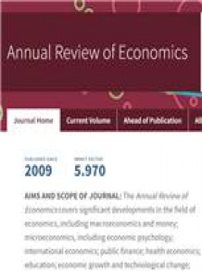 Annual Review Of Economics杂志