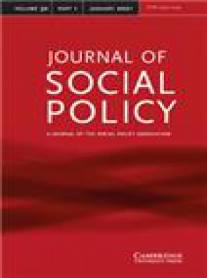 Journal Of Social Policy杂志