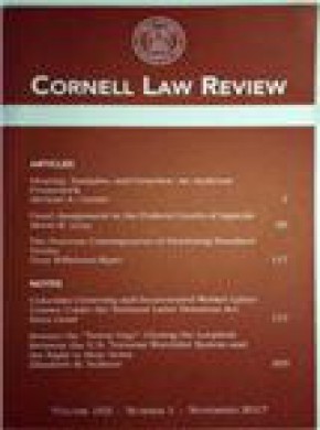 Cornell Law Review杂志