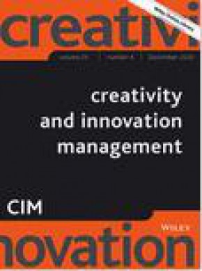 Creativity And Innovation Management杂志