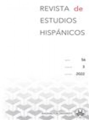 Revista De Estudios Hispanicos杂志