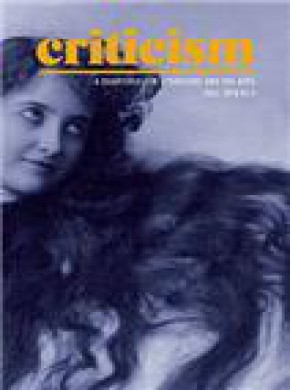 Criticism-a Quarterly For Literature And The Arts杂志