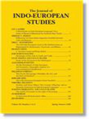 Journal Of Indo-european Studies杂志