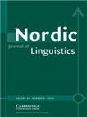 Nordic Journal Of Linguistics杂志