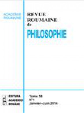 Revue Roumaine De Philosophie杂志