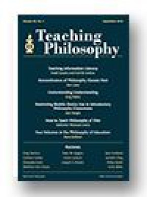 Teaching Philosophy杂志