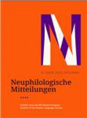 Neuphilologische Mitteilungen杂志